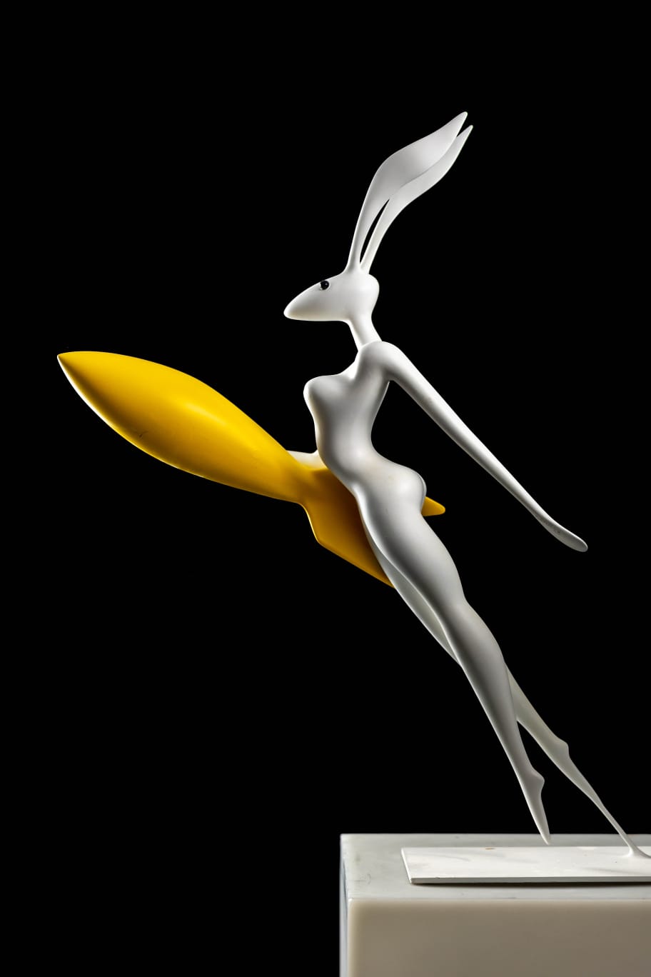 Flash Bunny avec sa fusée