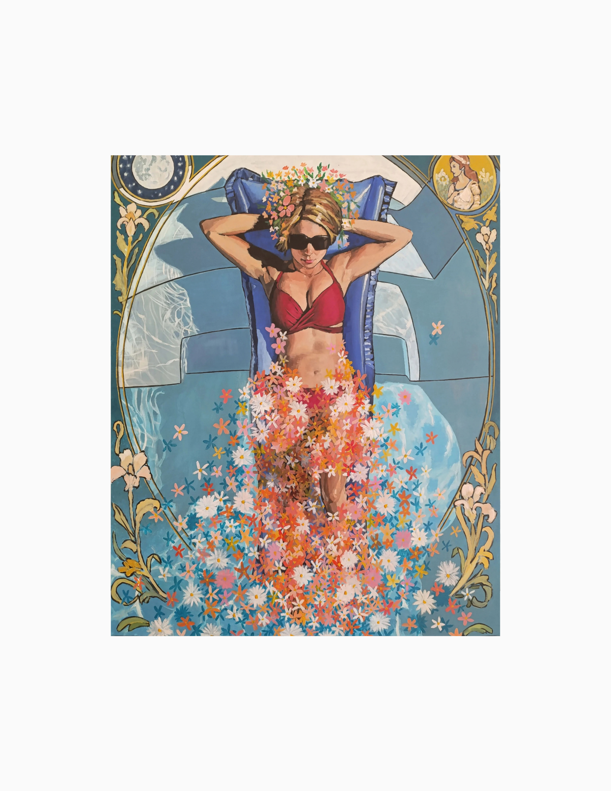 BorEli - Peinture - La piscine