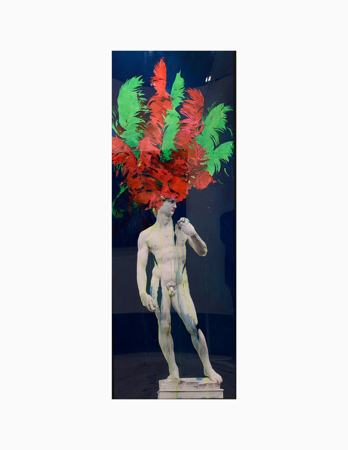 Charlotte PERROT - Peinture - APOLLON (bleu)