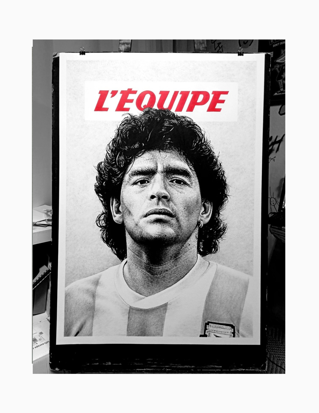 RENAR - Peinture - DIEGO MARADONA