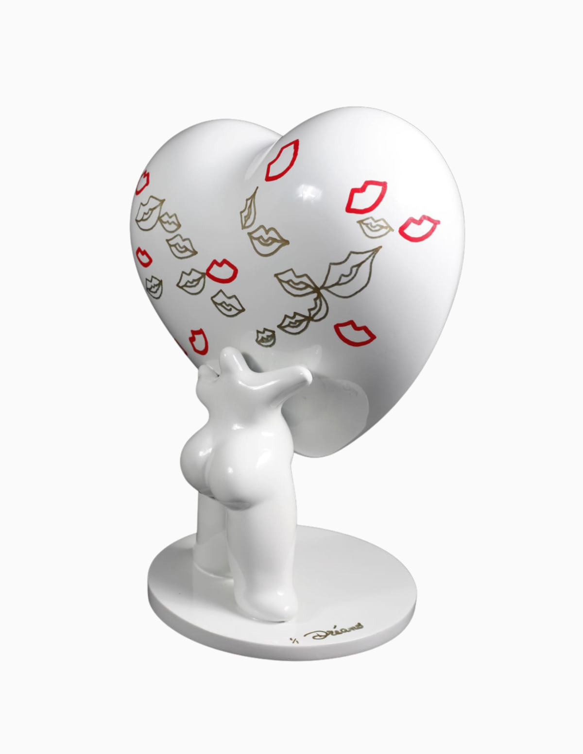 Laurence Dréano - Sculpture - Un coeur gros comme ça