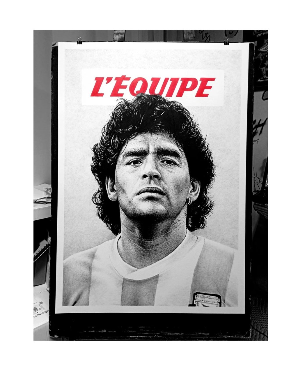 RENAR - Peinture - DIEGO MARADONA