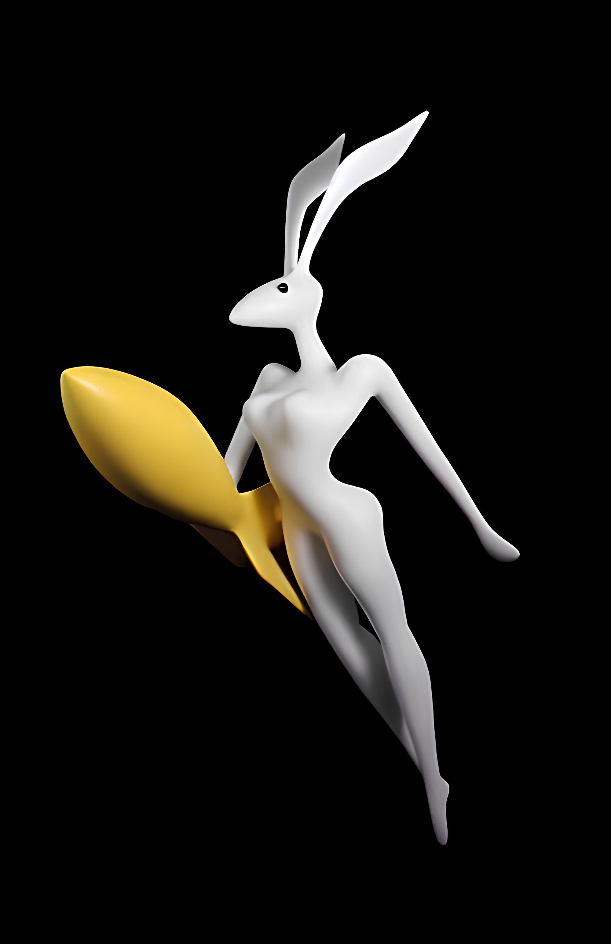 Olivier CAUX – Flash Bunny avec sa fusée